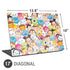 Disney Tsum Tsum Animated Characters Universal Laptop 17in (13.8 x 10in) Skin