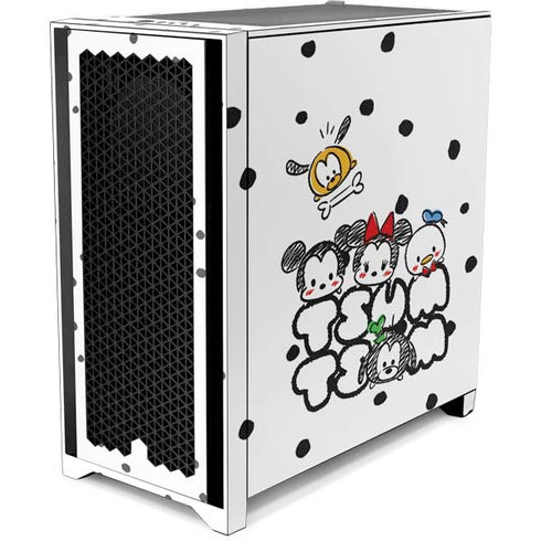 Disney Tsum Tsum Characters Art Corsair 4000D Tempered Glass Mid-Tower ATX Case Skin