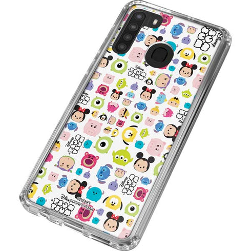 Disney Tsum Tsum Disney Characters Galaxy A21 Clear Case