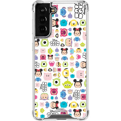 Disney Tsum Tsum Disney Characters Galaxy S21 FE Clear Case