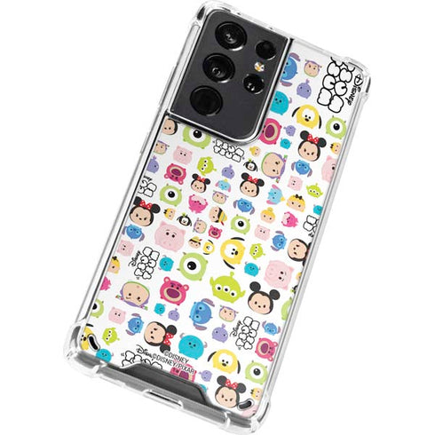 Disney Tsum Tsum Disney Characters Galaxy S21 Ultra 5G Clear Case
