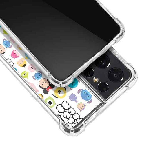 Disney Tsum Tsum Disney Characters Galaxy S21 Ultra 5G Clear Case