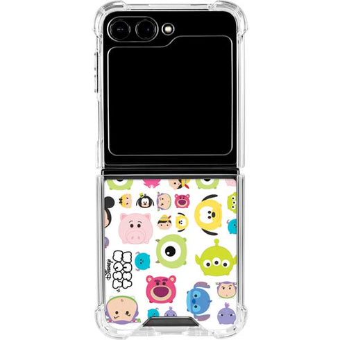 Disney Tsum Tsum Disney Characters Galaxy Z Flip5 5G Clear Case