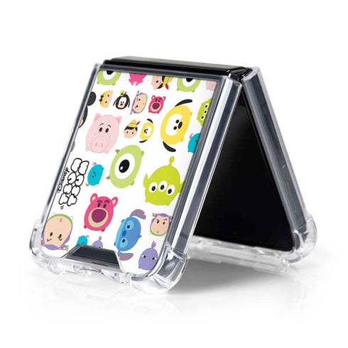 Disney Tsum Tsum Disney Characters Galaxy Z Flip5 5G Clear Case