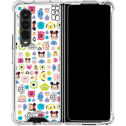 Disney Tsum Tsum Disney Characters Galaxy Z Fold4 5G Clear Case