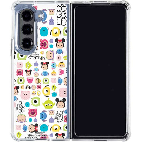 Disney Tsum Tsum Disney Characters Galaxy Z Fold5 5G Clear Case