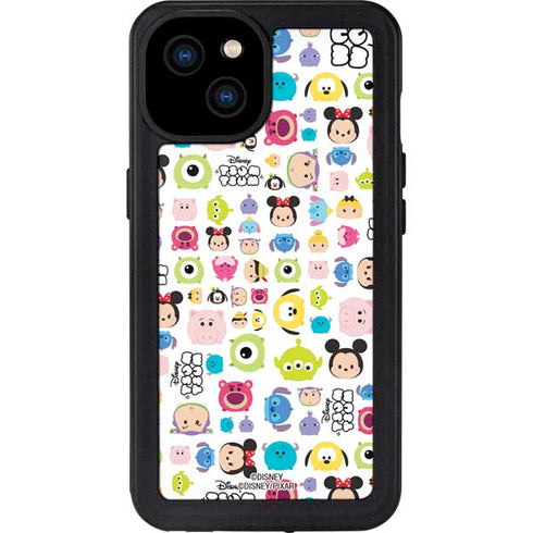 Disney Tsum Tsum Disney Characters iPhone 15 Plus Waterproof Case
