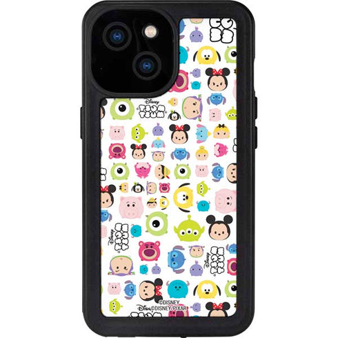 Disney Tsum Tsum Disney Characters iPhone 15 Waterproof Case