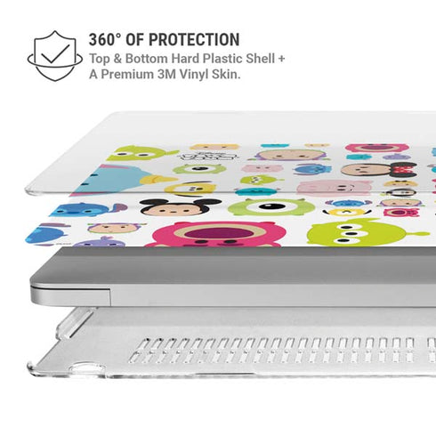 Disney Tsum Tsum Disney Characters MacBook Air 15in (2023-2025) Case plus Skin