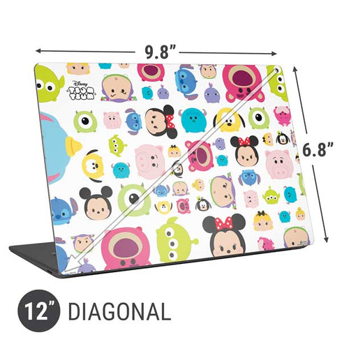 Disney Tsum Tsum Disney Characters Universal Laptop 12in (9.8 x 6.8in) Skin