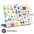 Disney Tsum Tsum Disney Characters Universal Laptop 12in (9.8 x 6.8in) Skin