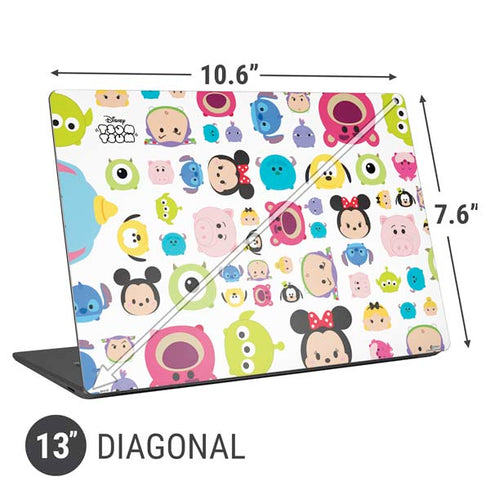 Disney Tsum Tsum Disney Characters Universal Laptop 13in (10.6 x 7.6in) Skin