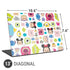 Disney Tsum Tsum Disney Characters Universal Laptop 13in (10.6 x 7.6in) Skin