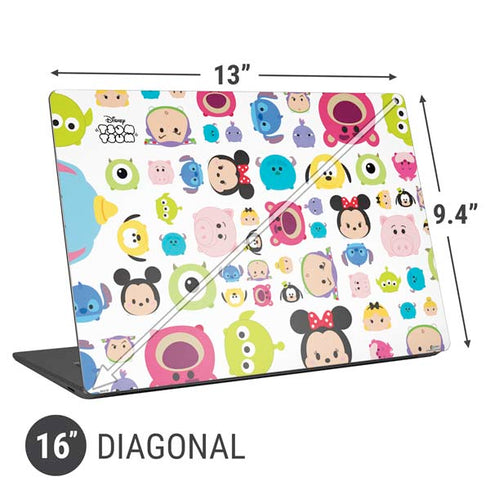 Disney Tsum Tsum Disney Characters Universal Laptop 16in (13 x 9.4in) Skin