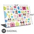 Disney Tsum Tsum Disney Characters Universal Laptop 18in (14.6 x 10.6in) Skin