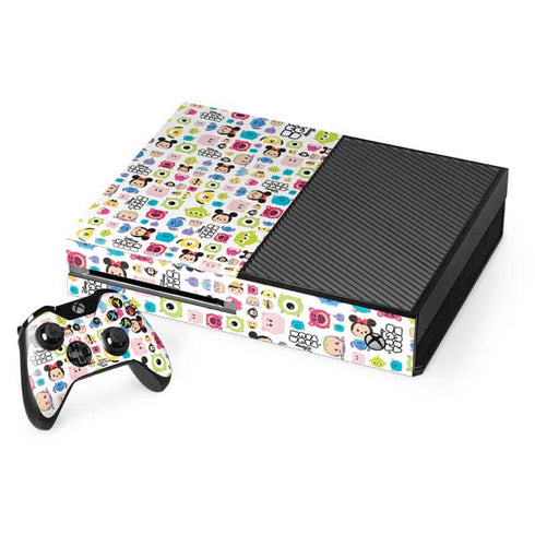 Disney Tsum Tsum Disney Characters Xbox One Console and Controller Bundle Skin