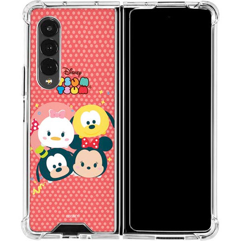 Disney Tsum Tsum Disney Friends Galaxy Z Fold4 5G Clear Case