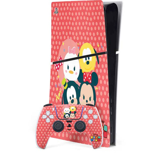 Disney Tsum Tsum Disney Friends PS5 Slim Digital Edition Console Skin