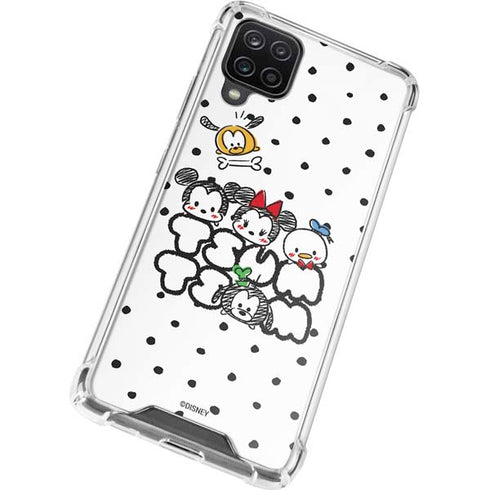 Disney Tsum Tsum Characters Art Galaxy A12 Clear Case
