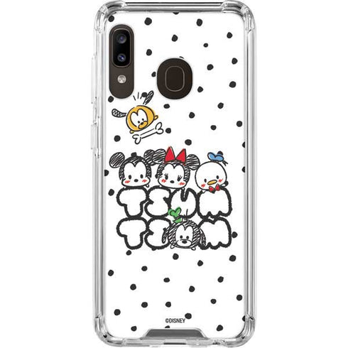 Disney Tsum Tsum Characters Art Galaxy A30 Clear Case