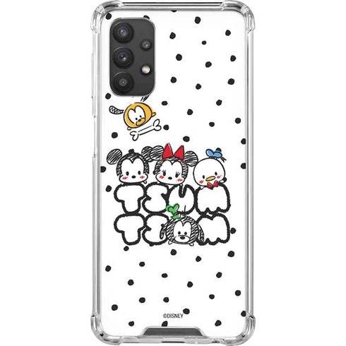 Disney Tsum Tsum Characters Art Galaxy A32 5G Clear Case
