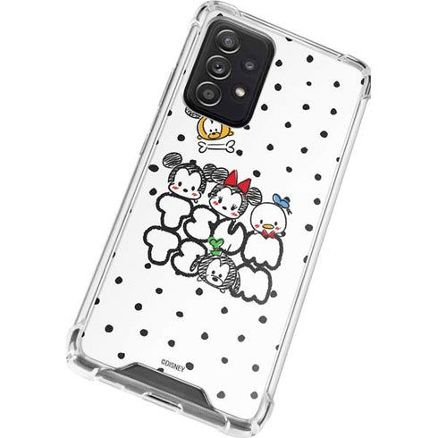 Disney Tsum Tsum Characters Art Galaxy A72 5G Clear Case