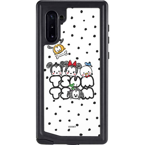 Disney Tsum Tsum Characters Art Galaxy Note 10 Waterproof Case