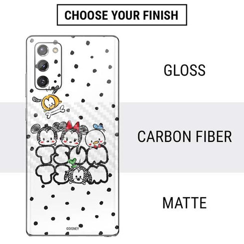 Disney Tsum Tsum Characters Art Galaxy Note20 5G Skin
