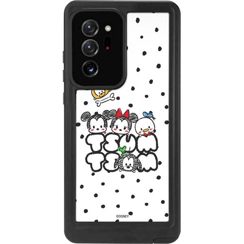 Disney Tsum Tsum Characters Art Galaxy Note20 Ultra 5G Waterproof Case