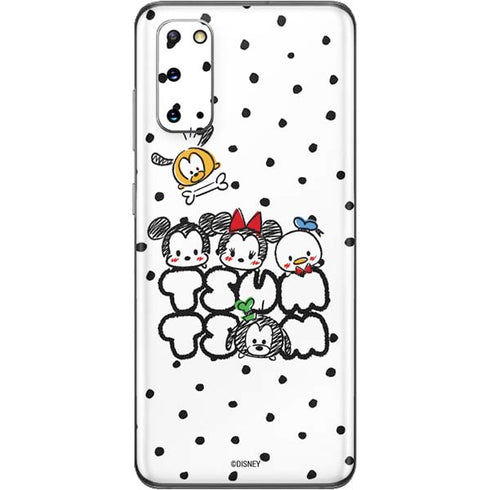 Disney Tsum Tsum Characters Art Galaxy S20 Skin
