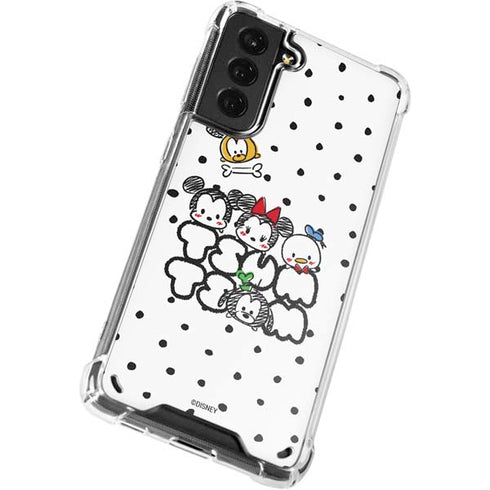 Disney Tsum Tsum Characters Art Galaxy S21 5G Clear Case