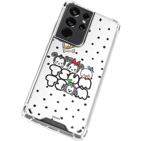 Disney Tsum Tsum Characters Art Galaxy S21 Ultra 5G Clear Case
