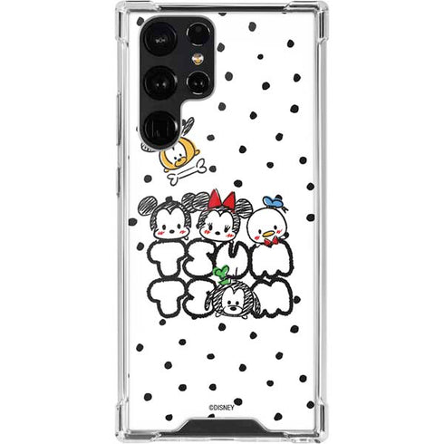 Disney Tsum Tsum Characters Art Galaxy S22 Ultra Clear Case