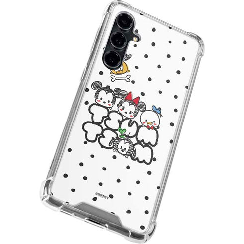 Disney Tsum Tsum Characters Art Galaxy S23 FE Clear Case