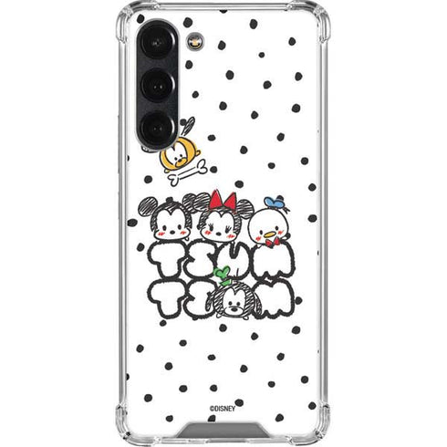 Disney Tsum Tsum Characters Art Galaxy S23 Plus Clear Case