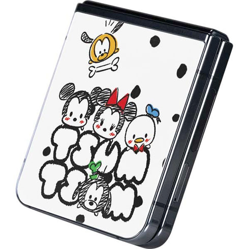 Disney Tsum Tsum Characters Art Galaxy Z Flip5 5G Skin