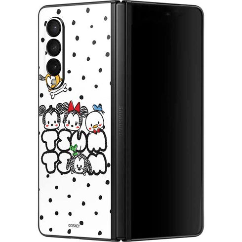 Disney Tsum Tsum Characters Art Galaxy Z Fold3 5G Skin