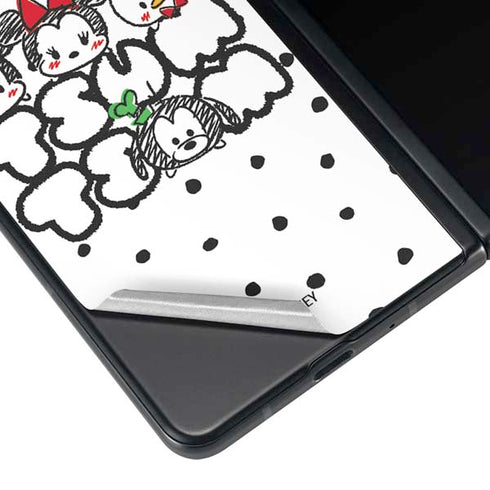 Disney Tsum Tsum Characters Art Galaxy Z Fold3 5G Skin