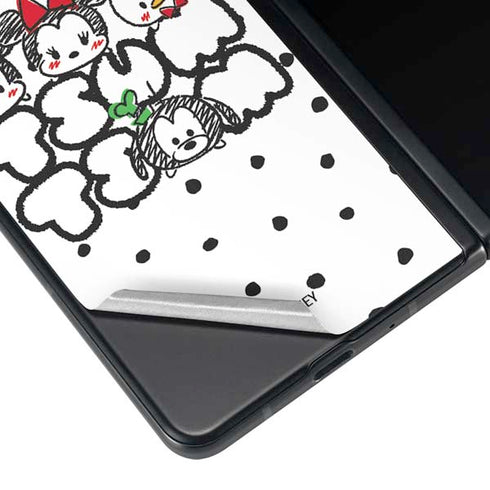 Disney Tsum Tsum Characters Art Galaxy Z Fold4 5G Skin