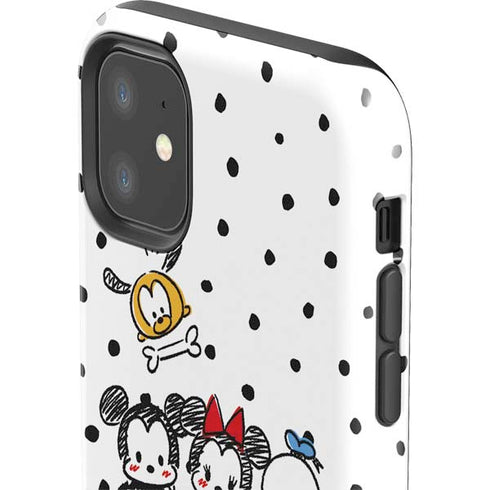 Disney Tsum Tsum Characters Art iPhone 11 Impact Case