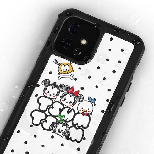 Disney Tsum Tsum Characters Art iPhone 12 Waterproof Case