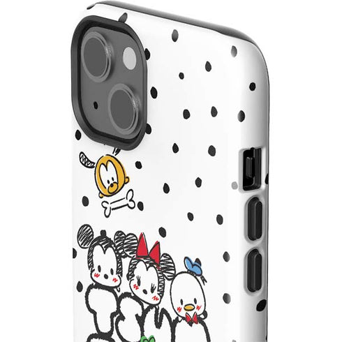 Disney Tsum Tsum Characters Art iPhone 15 Plus Impact Case
