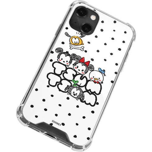 Disney Tsum Tsum Characters Art iPhone 14 Plus Clear Case