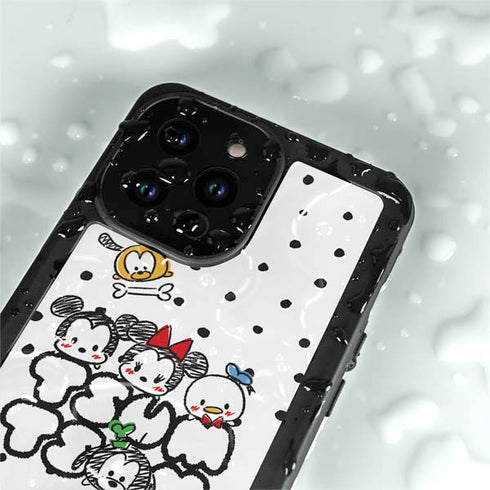 Disney Tsum Tsum Characters Art iPhone 14 Pro Max Waterproof Case