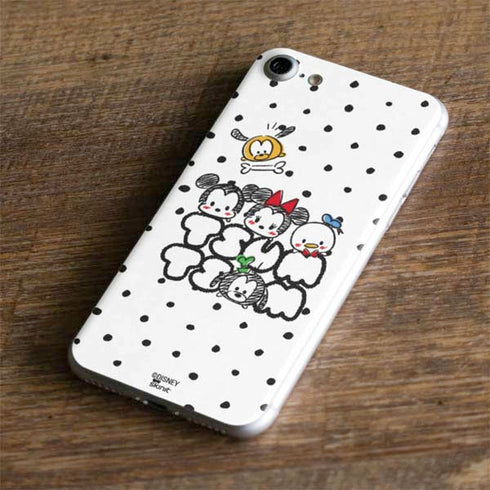 Disney Tsum Tsum Characters Art iPhone 8 Skin