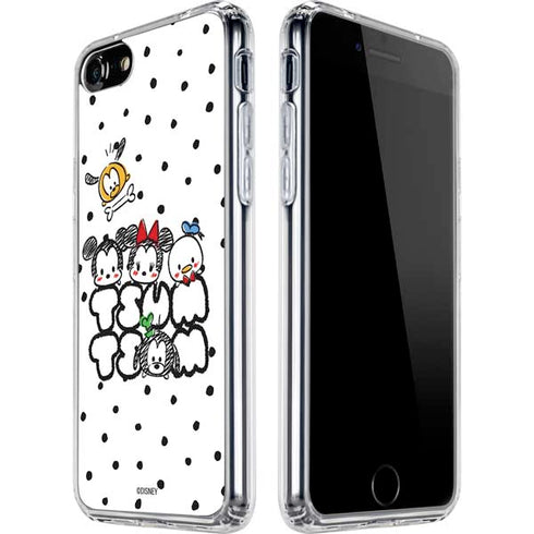 Disney Tsum Tsum Characters Art iPhone SE (2nd & 3rd Gen) Clear Case