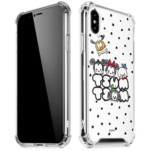 Disney Tsum Tsum Characters Art iPhone XS Max Clear Case