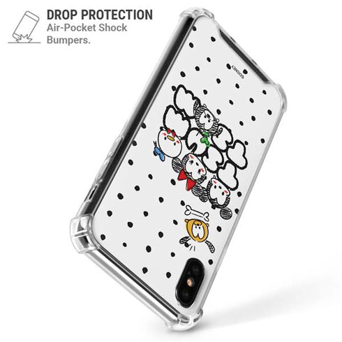 Disney Tsum Tsum Characters Art iPhone XS Max Clear Case