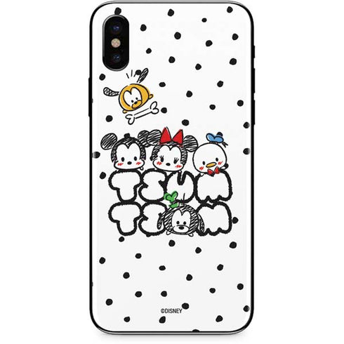 Disney Tsum Tsum Characters Art iPhone XS Skin