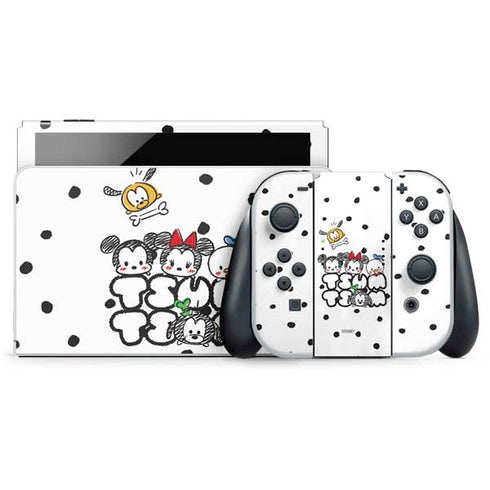 Disney Tsum Tsum Characters Art Nintendo Switch OLED (2021) Skin